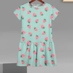 HELLCAT Girls Sea Green Printed Dresses-picture-22
