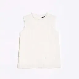 Allen Solly Kids White Regular Fit Top-image-26