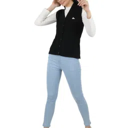 Monte Carlo Black Wool Open Front Cardigan image 4