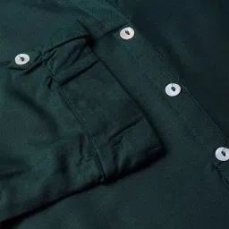 Juniper Bottle Green High Low Kurti image 4