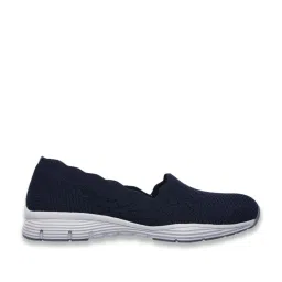 Skechers Women's SEAGER Navy Slip-On Shoes image 1
