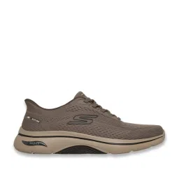 Skechers Men's GO WALK ARCH FIT 2.0 Taupe Running Shoes image 1