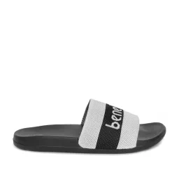 United Colors of Benetton Men's White Slides image 1