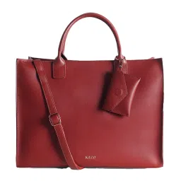 Kazo Maroon Large Tote image 1