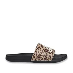 Adidas Women's ADILETTE Brown Slides image 1