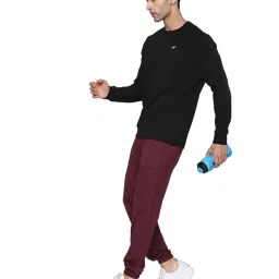 ALCIS Black Regular Fit Sweatshirt image 5