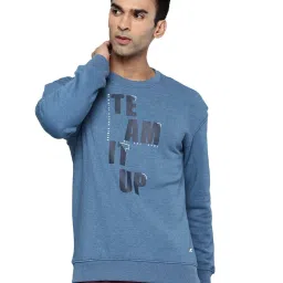 ALCIS Blue Printed Sweatshirt image 1