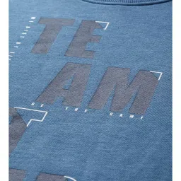 ALCIS Blue Printed Sweatshirt image 4