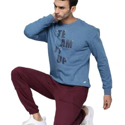 ALCIS Blue Printed Sweatshirt image 5