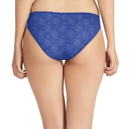 Amante Royal Blue Lace Bikini Panty image 2