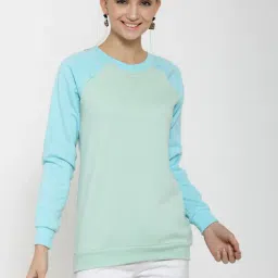 Belle Fille Mint Green Full Sleeves Sweatshirt-picture-28
