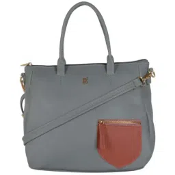 Baggit Blue Solid Medium Tote Handbag-image-26