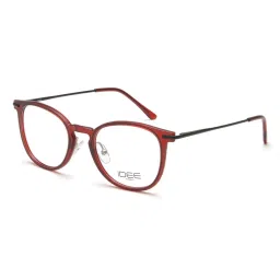 IDEE Maroon Round Eye Frames for Women image 1