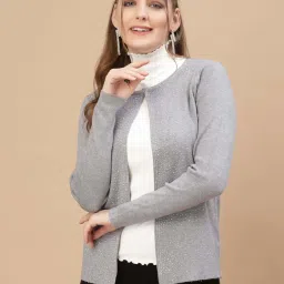 Mafadeny Grey Embellished Shrug image 1