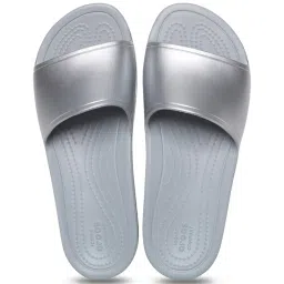 Crocs Women's Kadee Silver Slides image 1