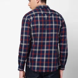 Lee Navy Slim Fit Checks Shirt image 2