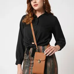 Glo By Globus Tan Medium Mobile Pouch image 1