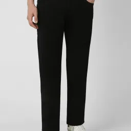 Van Heusen Black Regular fit Solid Casual Jeans image 1