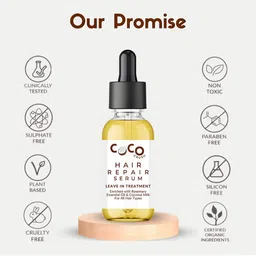 Coco Crush Set Of 2 Cold Pressed Virgin Coconut Oil 100 ml & Hair Growth Serum- 30 ml image 4
