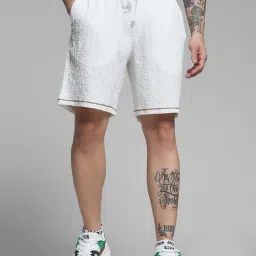 Jack & Jones White Cotton Regular Fit Texture Co-Ord Set image 1