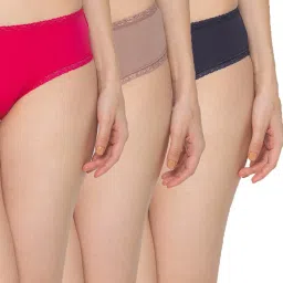 Candyskin Multicolor Cotton Bikini Panty -Pack of 3 image 1