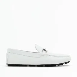 Aldo Men's White Casual Loafers image 1