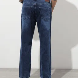 The Roadster Life Co. Men Straight Fit Heavy Fade Stretchable Jeans image 5