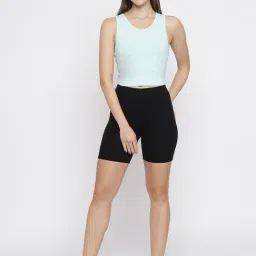 La Intimo Sea Green Solid Camisole image 5