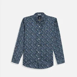 Allen Solly Boys Navy Printed Full Sleeves Shirt image 1