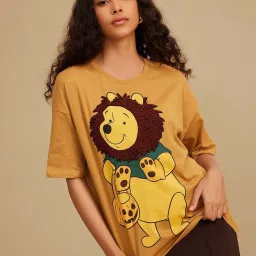 kazo Disney Winnie The Pooh T-Shirt With Terry Applique image 1