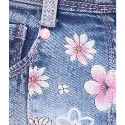 Cutecumber Kids Printed Blue Skirt image 4