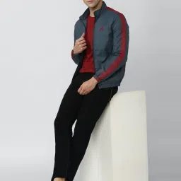 Academy By Van Heusen BlueRegular Fit Printed Jacket image 5