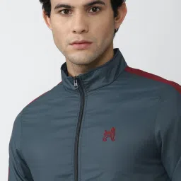 Academy By Van Heusen BlueRegular Fit Printed Jacket image 4