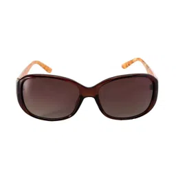 Gio Collection GM30211C02 Brown Bug Eye Sunglasses image 1