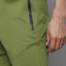 Tribe by Allen Solly OliveSlim Fit Shorts image 4