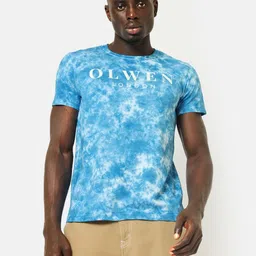 OLWEN Men Typography Round Neck Regular Fit T-shirt-picture-40