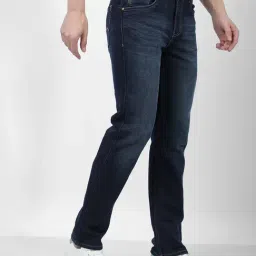 Numero Uno Dark Blue Slim Fit Faded Jeans image 3