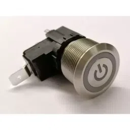 RS PRO Illuminated Push Button Switch Momentary 22.2 mm SPST White LED 250/125 V AC, 1758846-picture-16