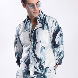 Bene Kleed Men Slim Fit Abstract Printed Casual Shirt-picture-36