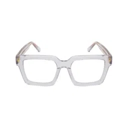 Ted Smith White Square Unisex Eyewear Frames - GRAHAM2_C6 image 2