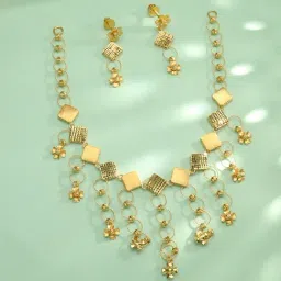 P.N.Gadgil Jewellers 18K Drape & Dazzle Gold Necklace for Women-image-40