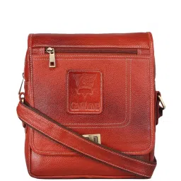 Genwayne Tan Solid Small Cross Body Bag image 1
