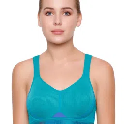 Triumph Light Blue Printed Sports Bras image 1