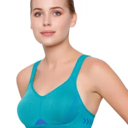 Triumph Light Blue Printed Sports Bras image 4