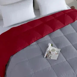 Razzai Pink Poly fill Basic Comforters image 3