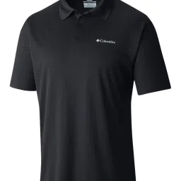 Columbia Men Black Zero Rules Polo T-Shirt image 1