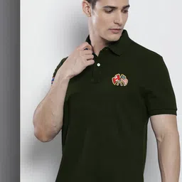 MERRIMENT Men Polo Collar T-shirt-image-23