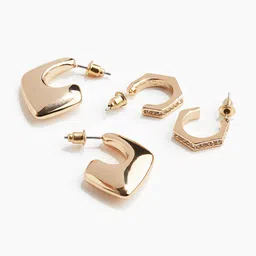 H&M 2 Pairs Hoop Earrings image 2