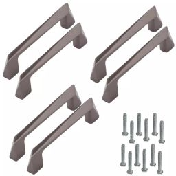 Atom CH-WE223-BM-04-106 4 Inch Zinc Black Matt Finish Cabinet Pull Handle (Pack of 6)-picture-9