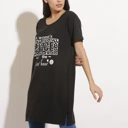 DDASPRATION Women Typography Printed T-shirt image 3